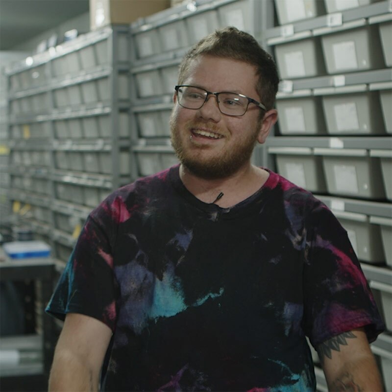 Blake Nealon, one of the employees at Nealon Reptiles.